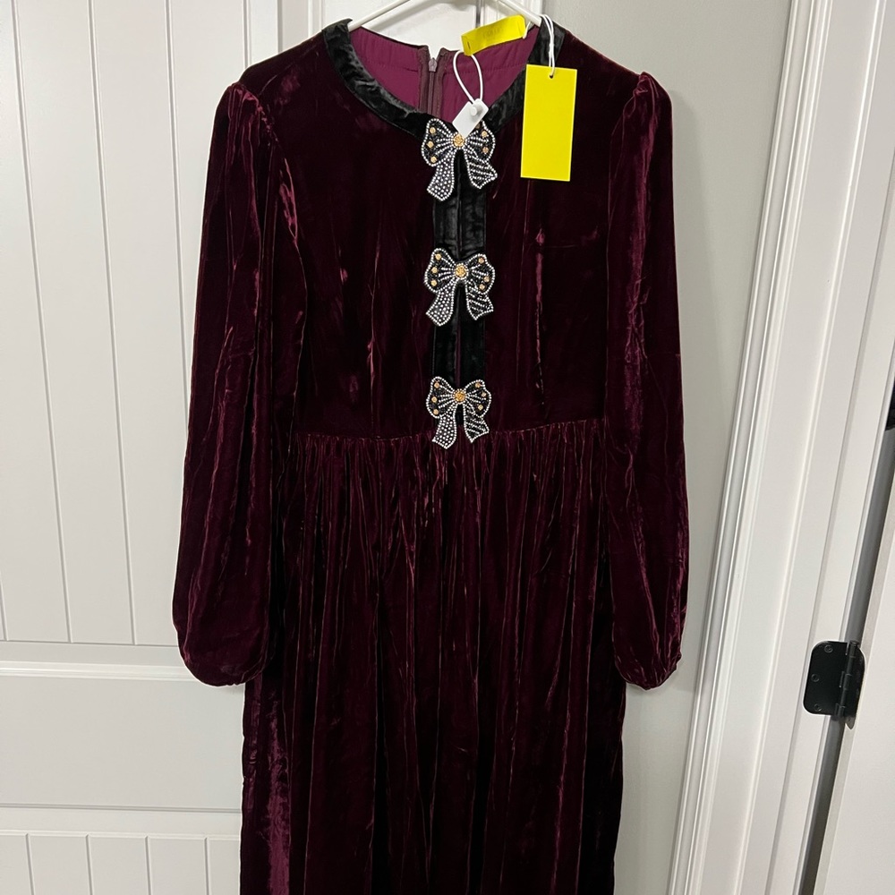 Saloni Camille Bow Dress DUPE